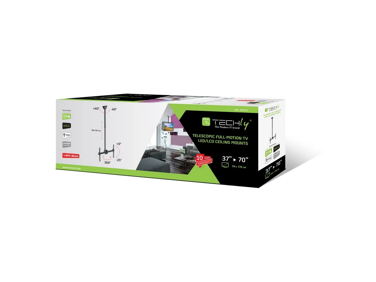 Loftbeslag T946L - 37-70" - Billede 4
